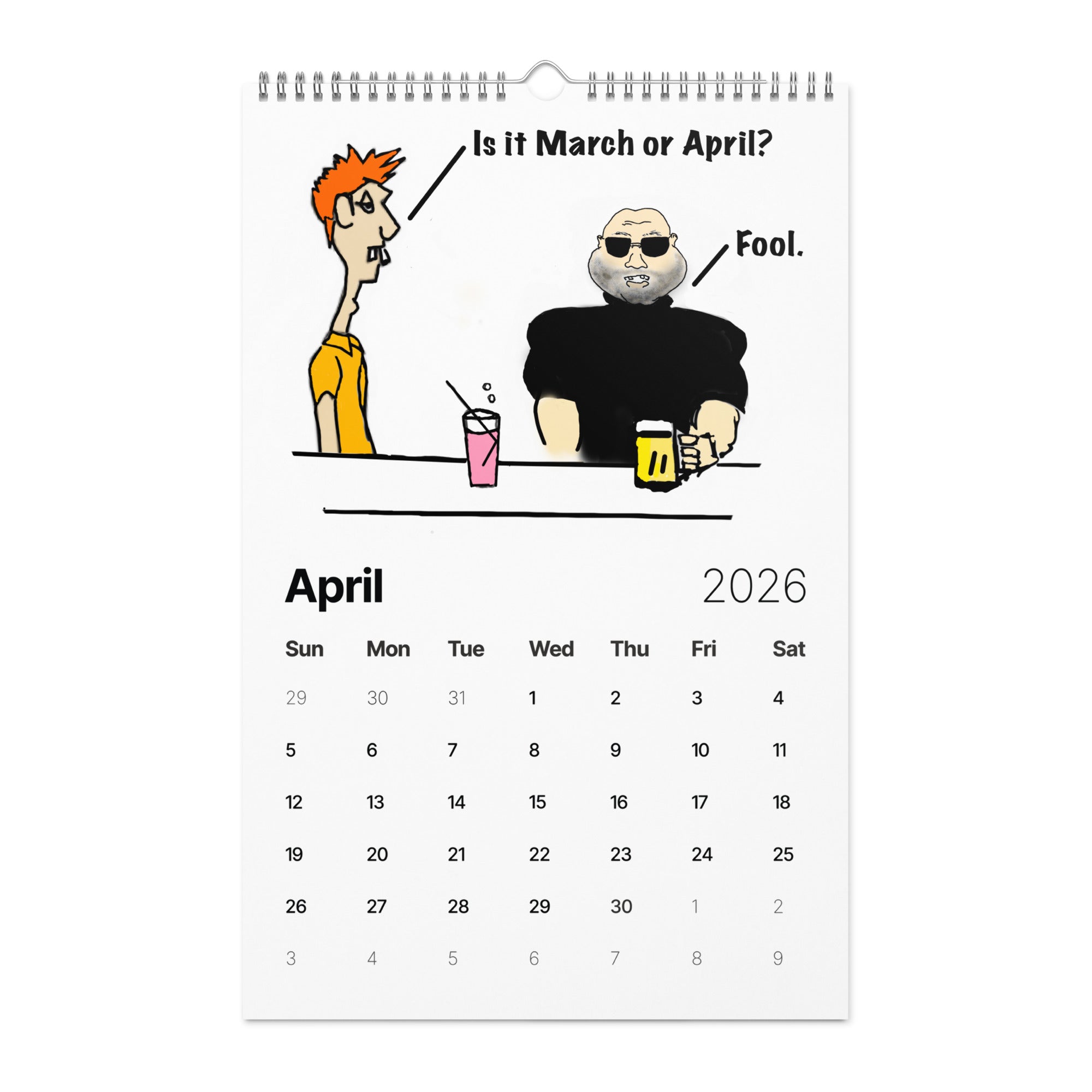 Wall calendar (2026)