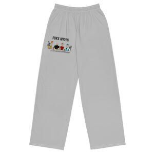 All-over print unisex wide-leg pants