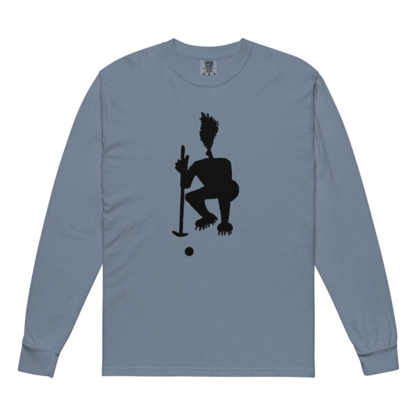 Garment-dyed heavyweight long-sleeve shirt