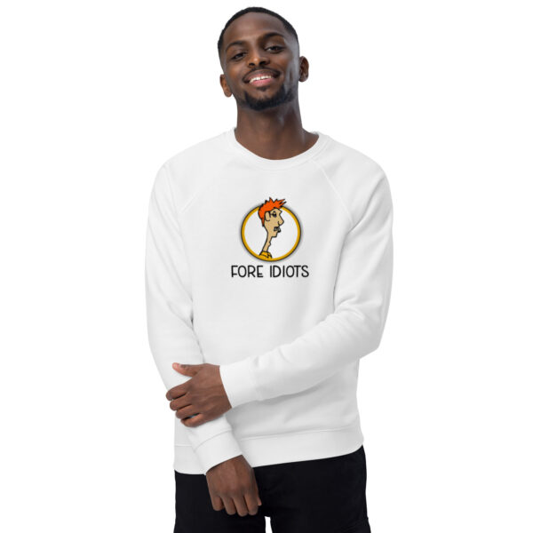 Unisex organic raglan sweatshirt - Image 5