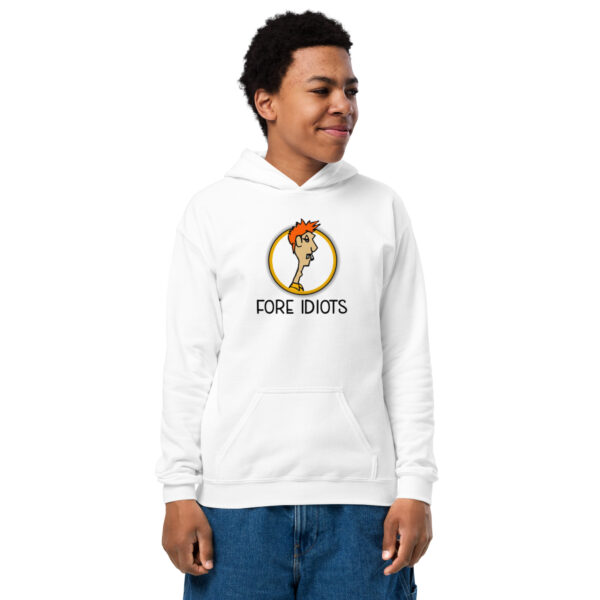 Youth heavy blend hoodie - Image 4