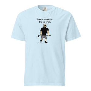 Unisex garment-dyed heavyweight t-shirt