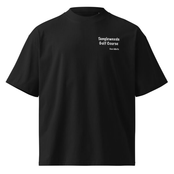 Unisex organic oversized high neck t-shirt - Image 2