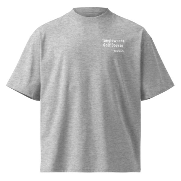 Unisex organic oversized high neck t-shirt - Image 3