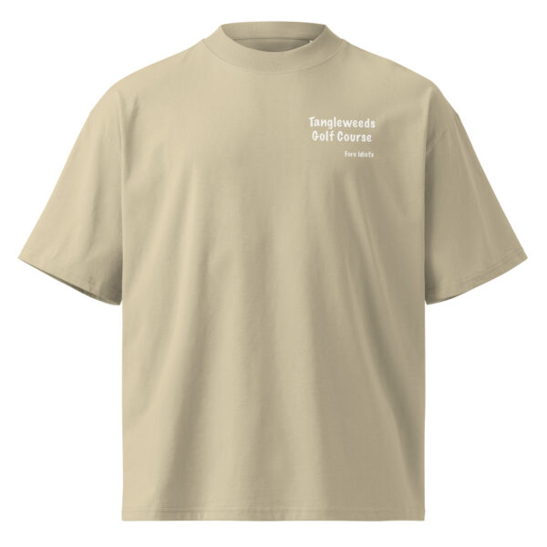 Unisex organic oversized high neck t-shirt - Image 4