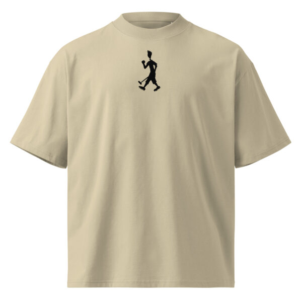 Unisex organic oversized high neck t-shirt - Image 3