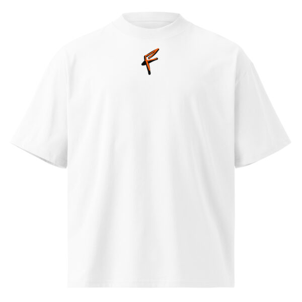 Unisex organic oversized high neck t-shirt - Image 5