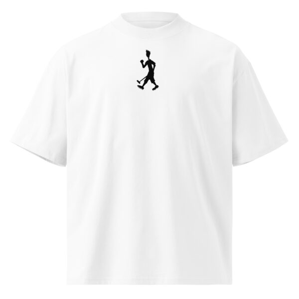 Unisex organic oversized high neck t-shirt - Image 5
